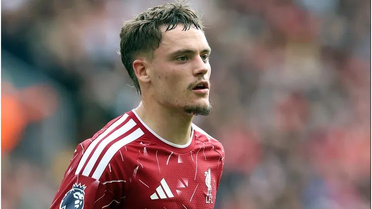 Florian Wirtz durante a partida da Premier League entre Liverpool e Fulham. (Photo by Ian MacNicol/Getty Images)