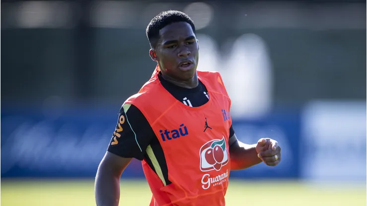 Endrick não foi bem em jogo da seleção.