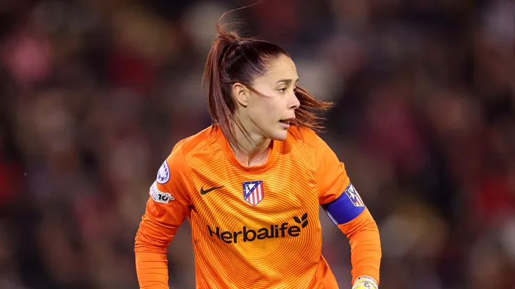 Lola Gallardo, goleira do Atlético de Madrid. (Foto: Carl Recine/Getty Images)