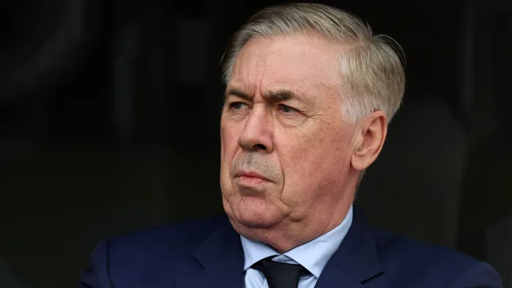 Carlo Ancelotti, Head Coach of Brazil, reacts prior to the international friendly match between Brazil and France at Gillette Stadium on March 26, 2026 in Foxborough, Massachusetts.