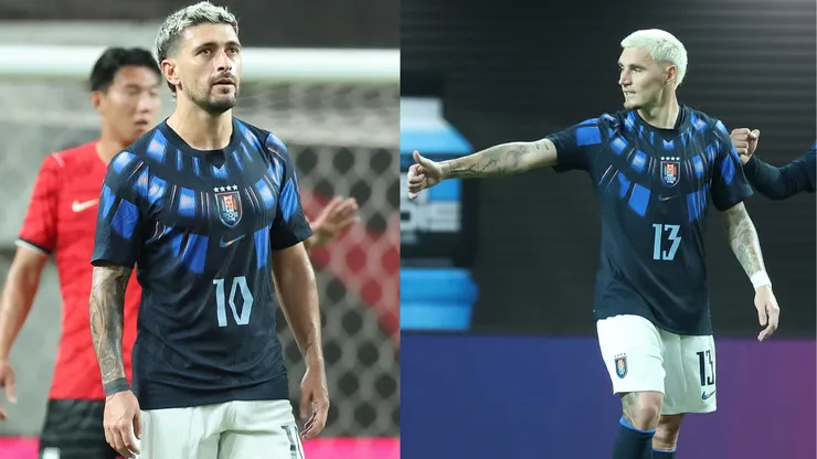 Imprensa uruguaia rasga elogios a dupla do Fla. Foto: Chung Sung-Jun/Getty Images