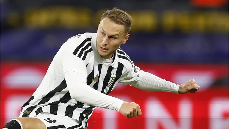 Teun Koopmeiners durante a partida entre Juventus e Internazionale. (Photo by James Worsfold/Getty Images)
