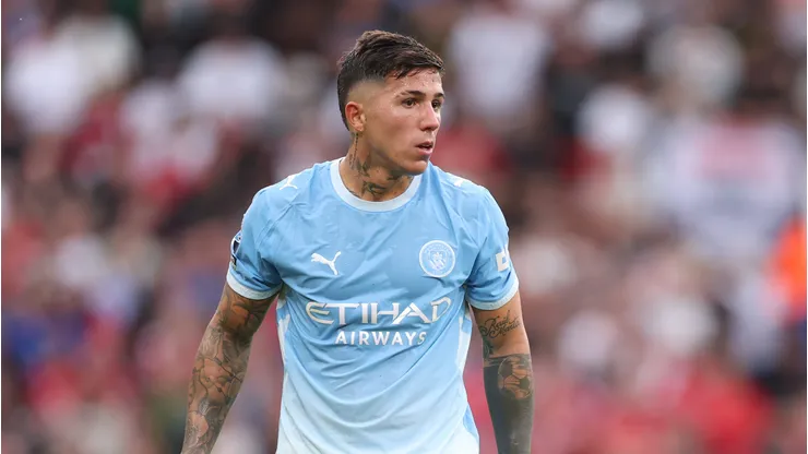 Enzo Fernández vem se destacando no Manchester City.