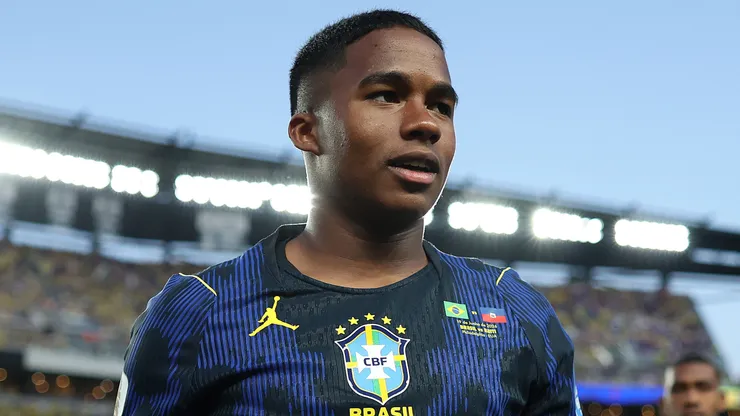 Endrick, atacante da Seleção. (Foto: Dan Mullan/Getty Images)