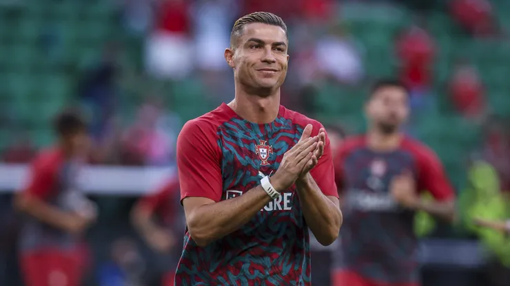 LISBON, PORTUGAL - SEPTEMBER 24: Cristiano Ronaldo of Portugal during the UEFA Nations League 2026/27 group phase match between Portugal and Wales at Estadio Jose Alvalade on September 24, 2026 in Lisbon, Portugal. (Photo by Carlos Rodrigues/Getty Images)