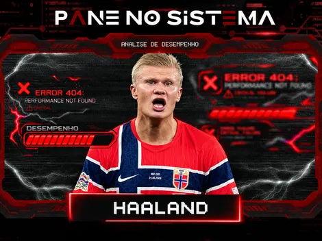 Pane no sistema: Haaland some e Noruega perde para Gales