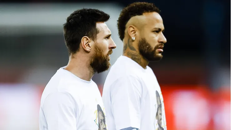 Neymar escreveu texto para Messi. Foto: IMAGO/Just Pictures