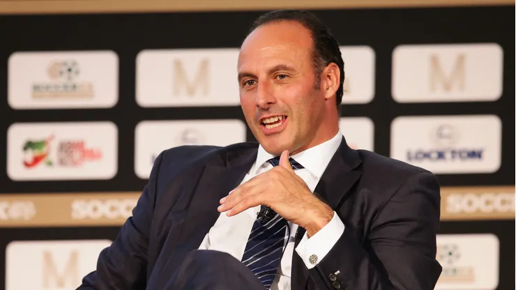 MANCHESTER, ENGLAND - SEPTEMBER 27: Ramon Vega, Vega Swiss Asset Management CEO and Founder talks during day 2 of the Soccerex Global Convention 2016 at Manchester Central Convention Complex on September 27, 2016 in Manchester, England. (Photo by Daniel Smith/Getty Images for Soccerex)