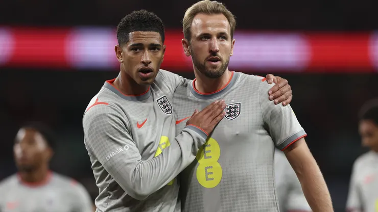 Bellingham elogiou Harry Kane. Foto: Tiego Grenho/IMAGO/Every Second Media