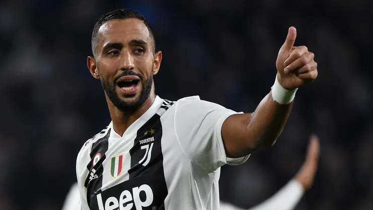 Medhi Benatia da Juventus gesticula durante a partida da Série A entre Juventus e Cagliari em 3 de novembro de 2018 em Torino, Itália. (Foto de Pier Marco Tacca/Getty Images)