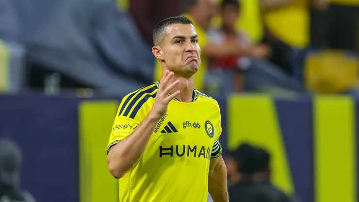 Cristiano Ronaldo marca e recebe apoio da torcida do Al-Nassr após atrito com Jorge Jesus: Foto: Abdullah Ahmed/Getty Images)