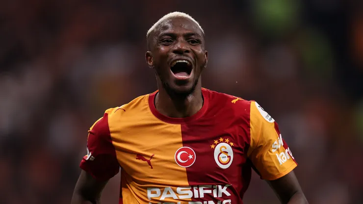 Osimhen pelo Galatasaray. (Foto: Ahmad Mora/Getty Images)