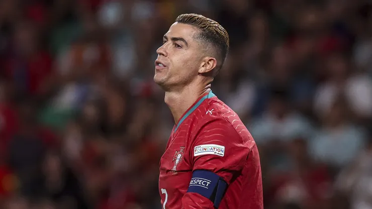 LISBON, PORTUGAL - SEPTEMBER 24: Cristiano Ronaldo of Portugal during the UEFA Nations League 2026/27 group phase match between Portugal and Wales at Estadio Jose Alvalade on September 24, 2026 in Lisbon, Portugal. (Photo by Carlos Rodrigues/Getty Images)