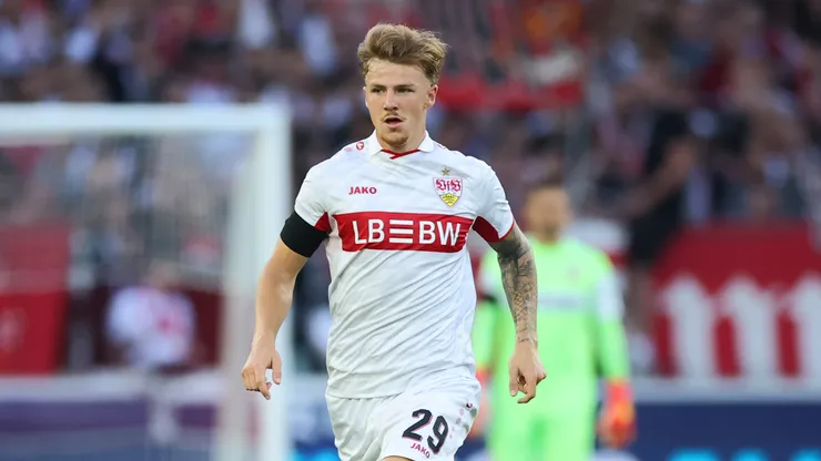 Finn Jeltsch, do Stuttgart. (Foto: Alex Grimm/Getty Images)