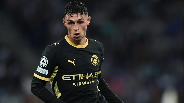 Phil Foden pode jogar como centroavante no Manchester City.
