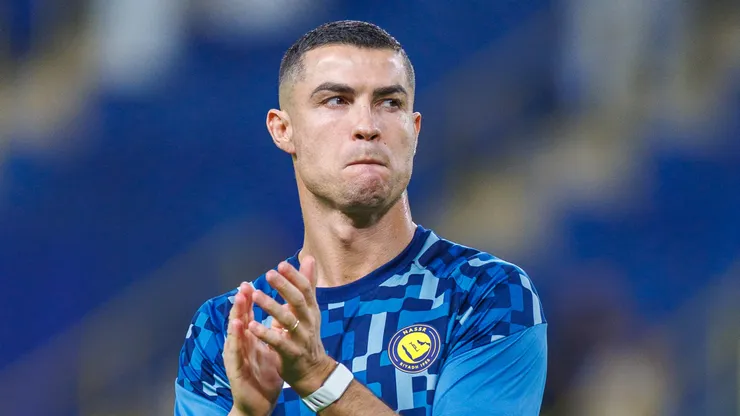 Cristiano Ronaldo do time Al Nassr durante a Saudi Pro League entre Al Nassr e Neom SC no Al Awwal Park em 20 de outubro de 2026 em Riyadh, Arábia Saudita. (Foto de Abdullah Ahmed/Getty Images)