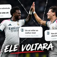 Quebrou a Internet: Vini Jr recebe apoio em goleada no Bernabéu