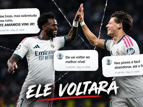 Quebrou a Internet: Vini Jr recebe apoio em goleada no Bernabéu