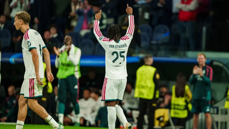 Yan Diomande seen during UEFA Champions League 2026 2027 league phase game between teams of Real Madrid and RB Leipzig Kazimierz Koper Ball Raw Images Madrid Santiago Bernabeu Spain Copyright: xKazimierzxKoperx KAZ-RM-RB-44