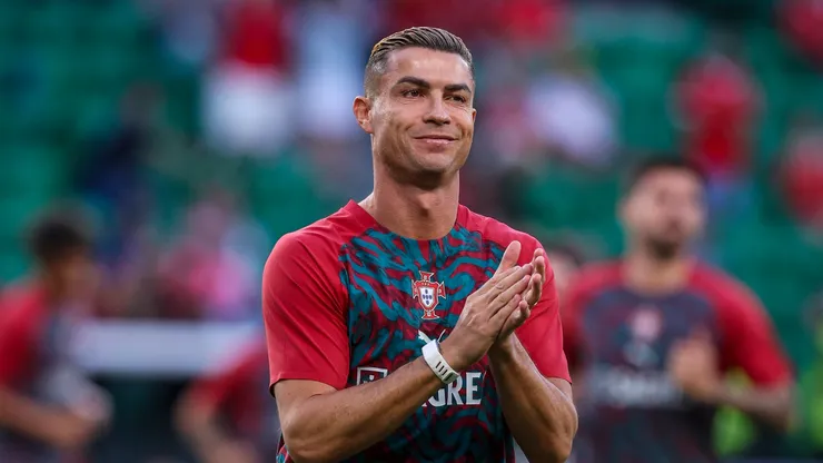 Cristiano Ronaldo de Portugal durante a partida da fase de grupos da Liga das Nações 2026/27 da UEFA entre Portugal e País de Gales no Estádio José Alvalade em 24 de setembro de 2026 em Lisboa, Portugal. (Foto de Carlos Rodrigues/Getty Images)