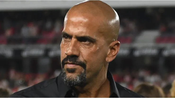Verón comemora vaga do Estudiantes sobre o Flamengo. Foto: Gustavo Garello/Getty Images)