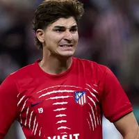 Julián Álvarez se desculpa com torcida do Atlético de Madrid