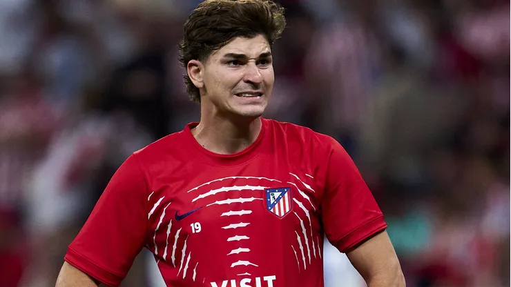 Julián Álvarez se desculpou com torcedores. Foto: IMAGO/Le Pictorium