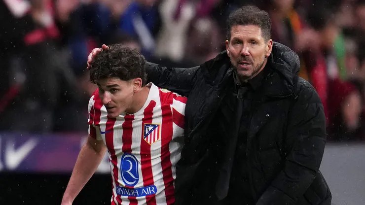 Simeone exalta pedido de desculpas de Álvarez. Foto: Aitor Alcalde/Getty Images)
