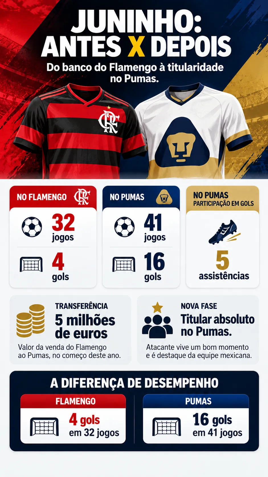 Infográfico Juninho