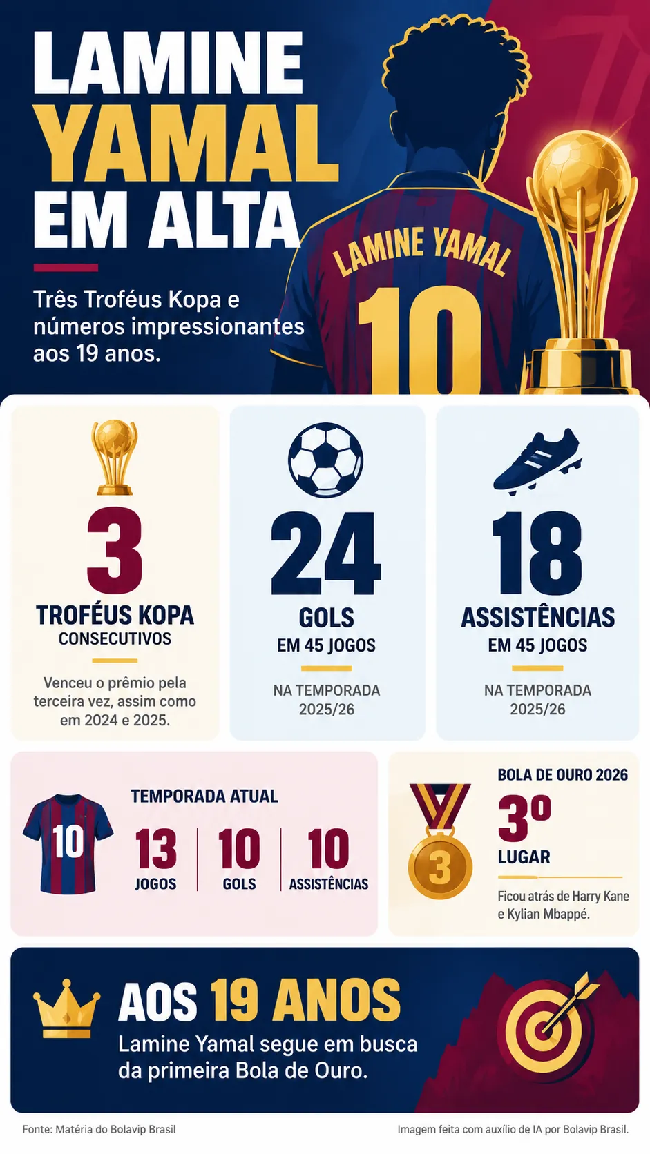 Infográfico Lamine Yamal