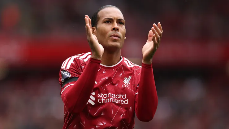 Virgil van Dijk of Liverpool during the Premier League 2026/27 match between Liverpool FC and Nottingham Forest FC at Anfield on August 29, 2026 in Liverpool, England.