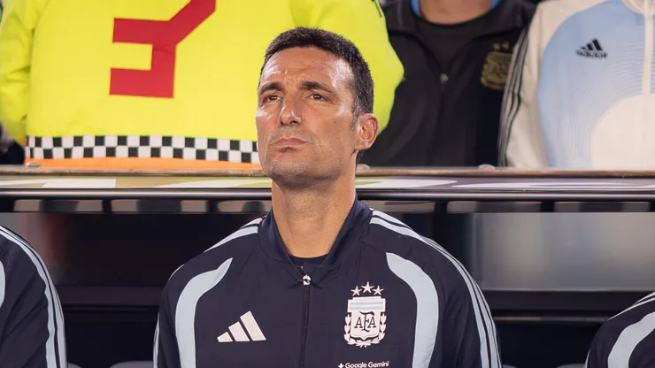 Lionel Scaloni técnico do Argentina durante partida contra o Burkina Faso no estádio Monumental de Nunez pelo campeonato Amistoso. Foto: Maxi Franzoi/AGIF