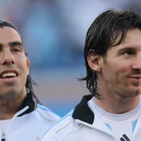 Messi e Riquelme vão à despedida de Tevez