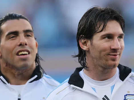 Messi e Riquelme vão à despedida de Tevez
