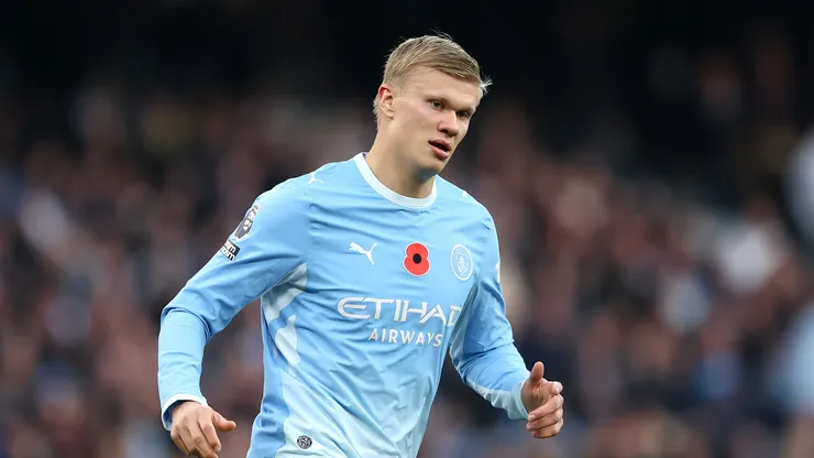 Haaland fez um jogo abaixo do esperado no Manchester City.
